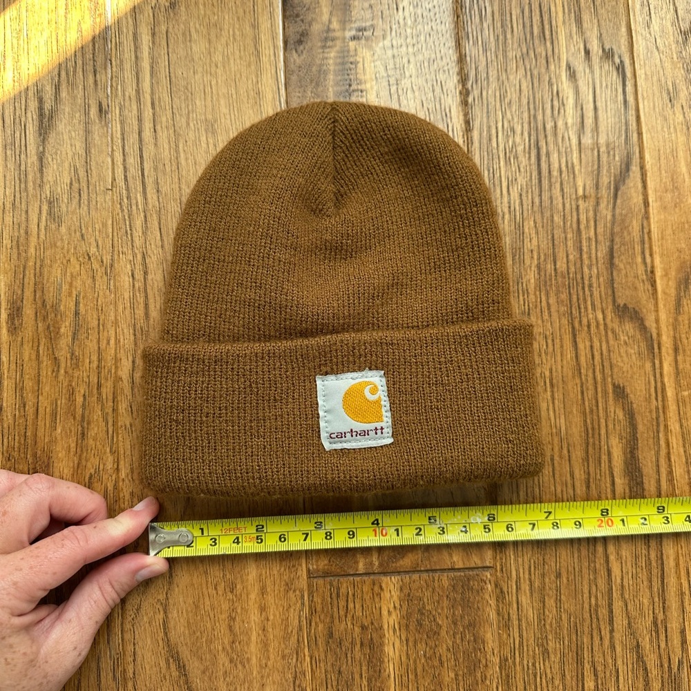 Brown Carhartt Acrylic Watch Hat for Toddlers or Kids